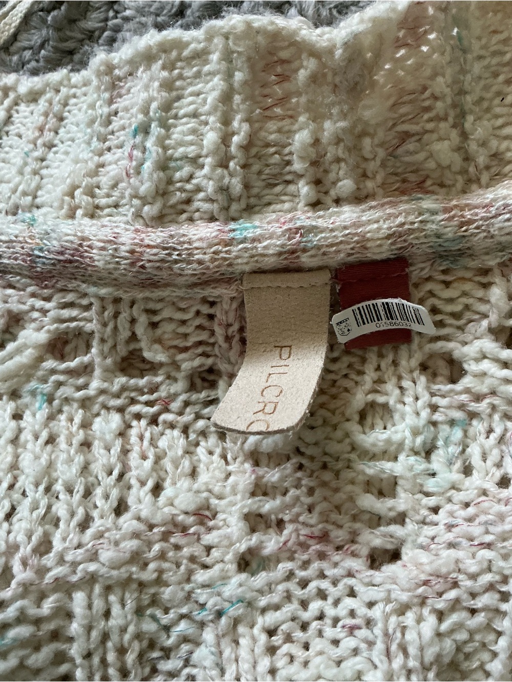 Pilcro Ivory Speckled Knit Boho Maxi Duster Cardigan XS - Picture 5 of 8